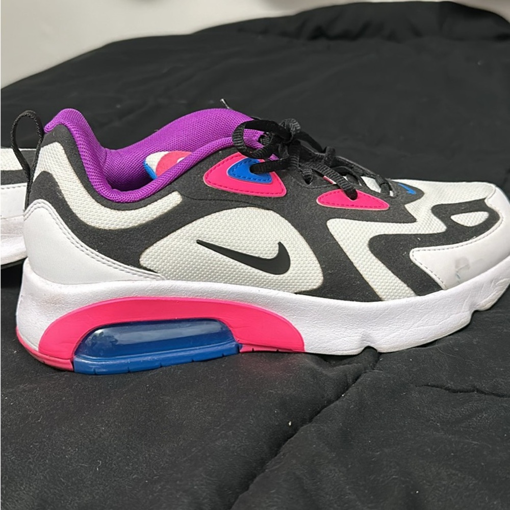 Nike Kids White Black Pink Purple Blue Casual Sneakers